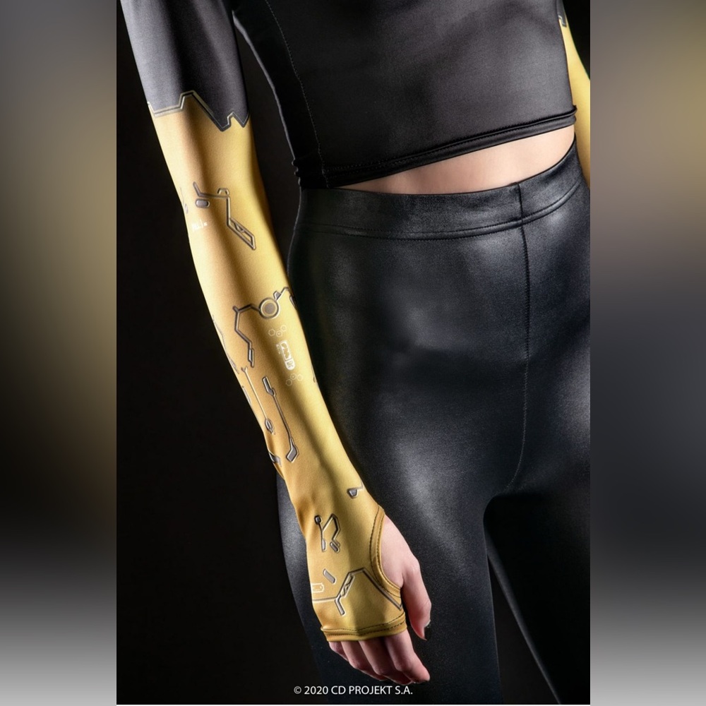 RARE Blackmilk Cyberpunk 2077 Crop Top - Picture 6 of 16